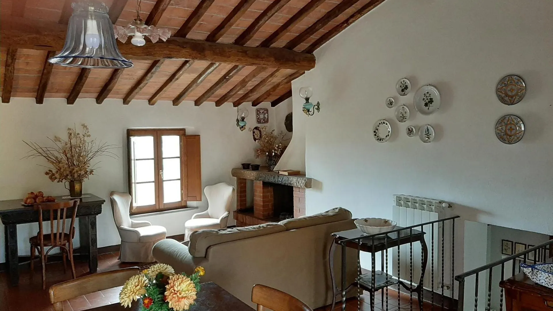 Villa Mulinello, View Of Montepulciano Montefollonico Itálie