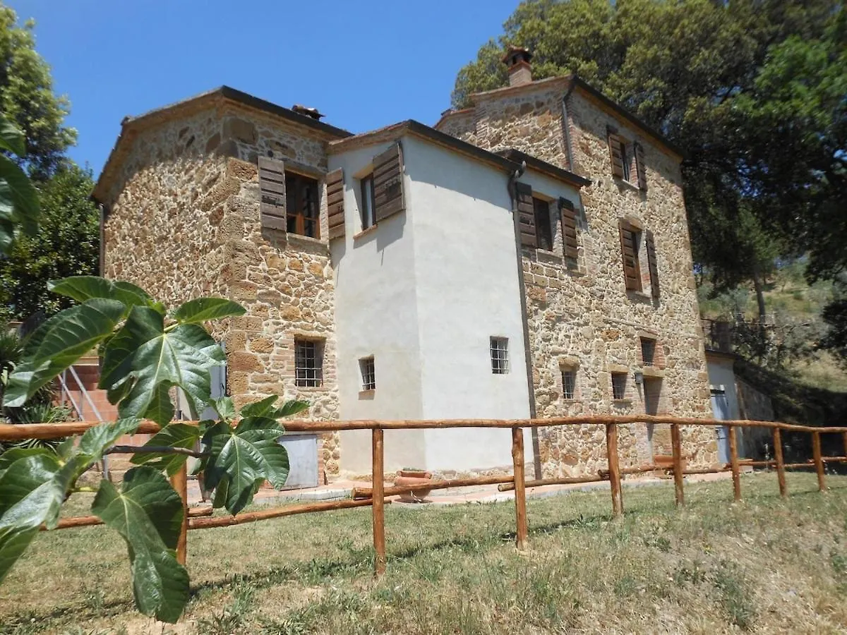 Villa Mulinello, View Of Montepulciano Montefollonico Itálie