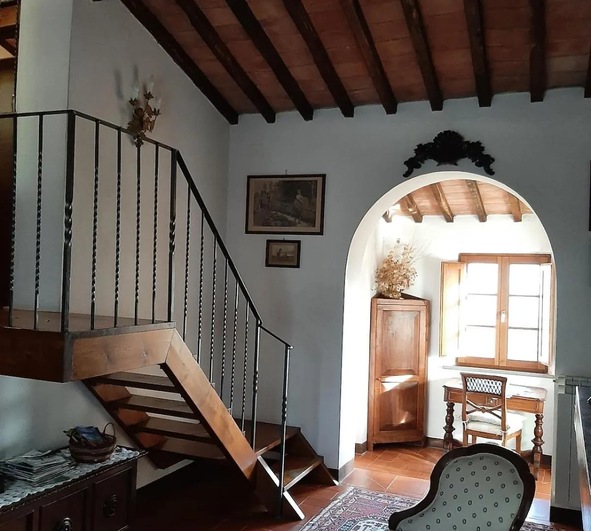 Villa Mulinello, View Of Montepulciano Montefollonico Italy